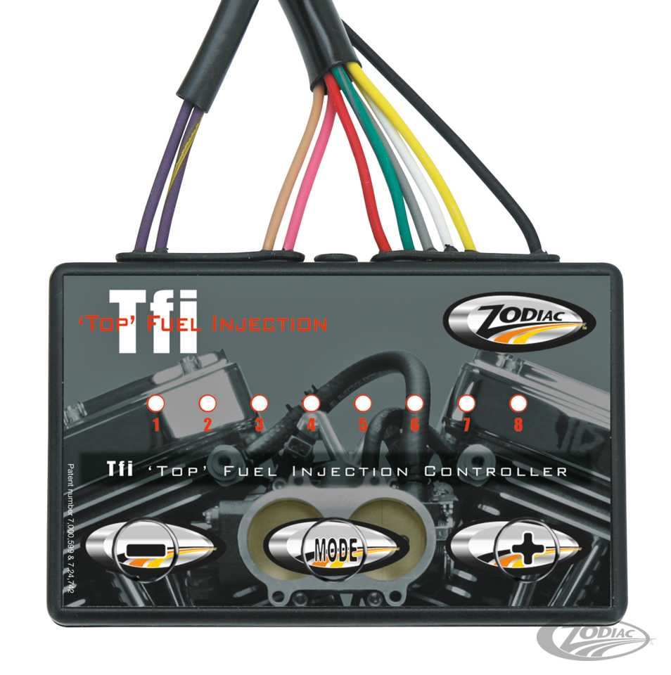 ZODIAC'S ADJUSTABLE FUEL INJECTION TUNER FOR HARLEY